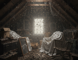 Image pour invasion de mouches dans grenier