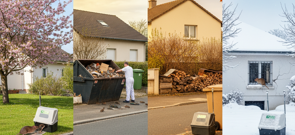 Image pour impact des saisons dératisation Genay