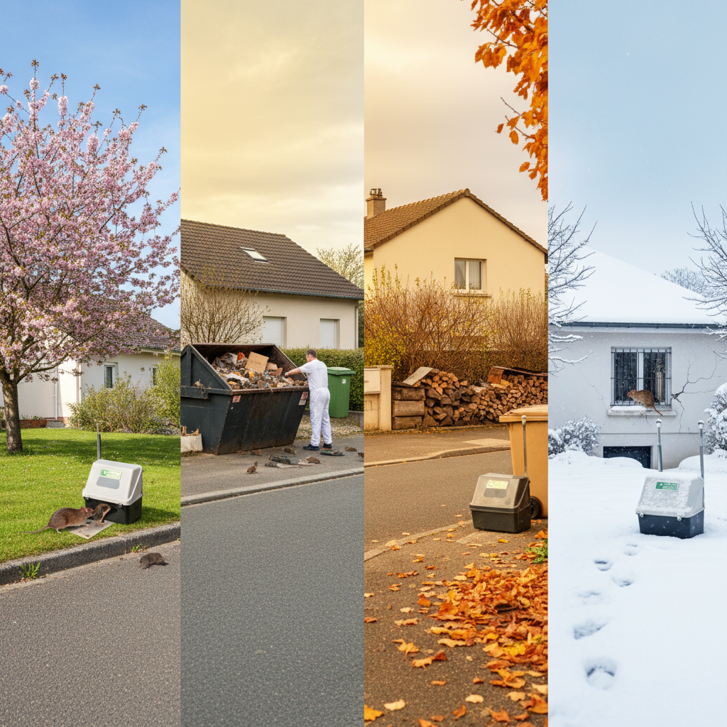 Image pour impact des saisons dératisation Genay