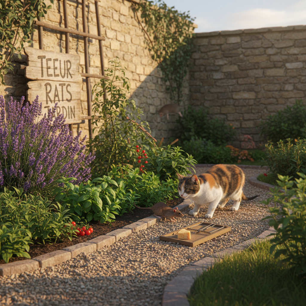 Image pour tuer rats jardin