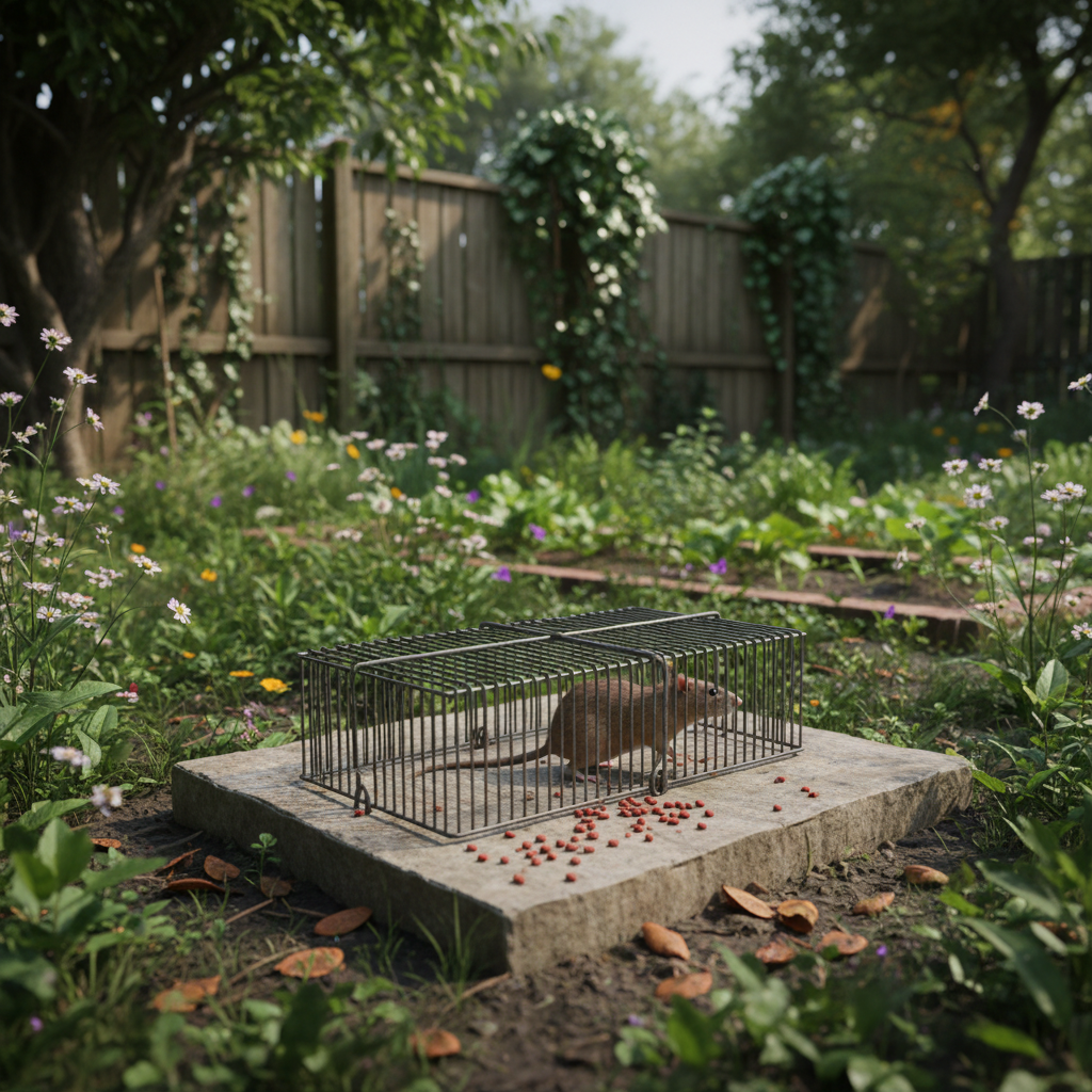 Image pour tuer les rats dans le jardin