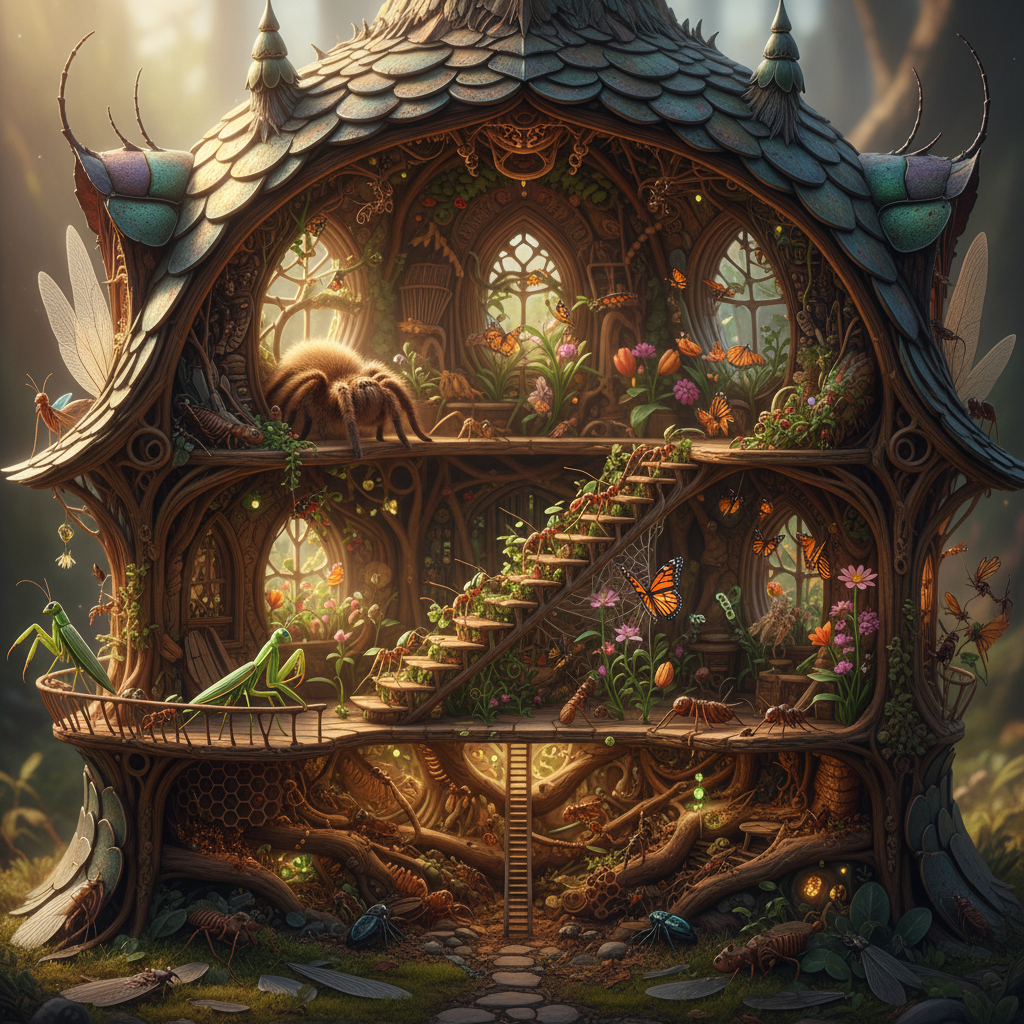 Image pour biologie des insectes maison