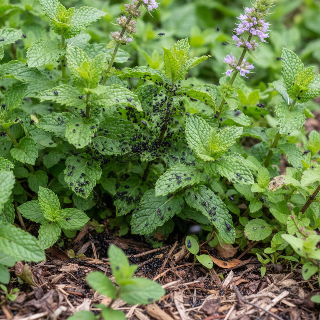 Image pour puces noires jardin