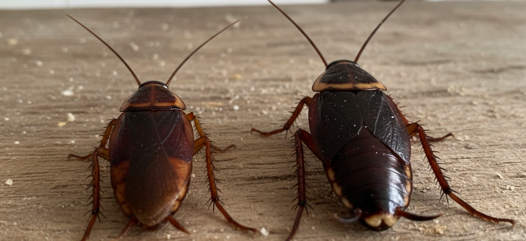 Image pour cafard blatte différence
