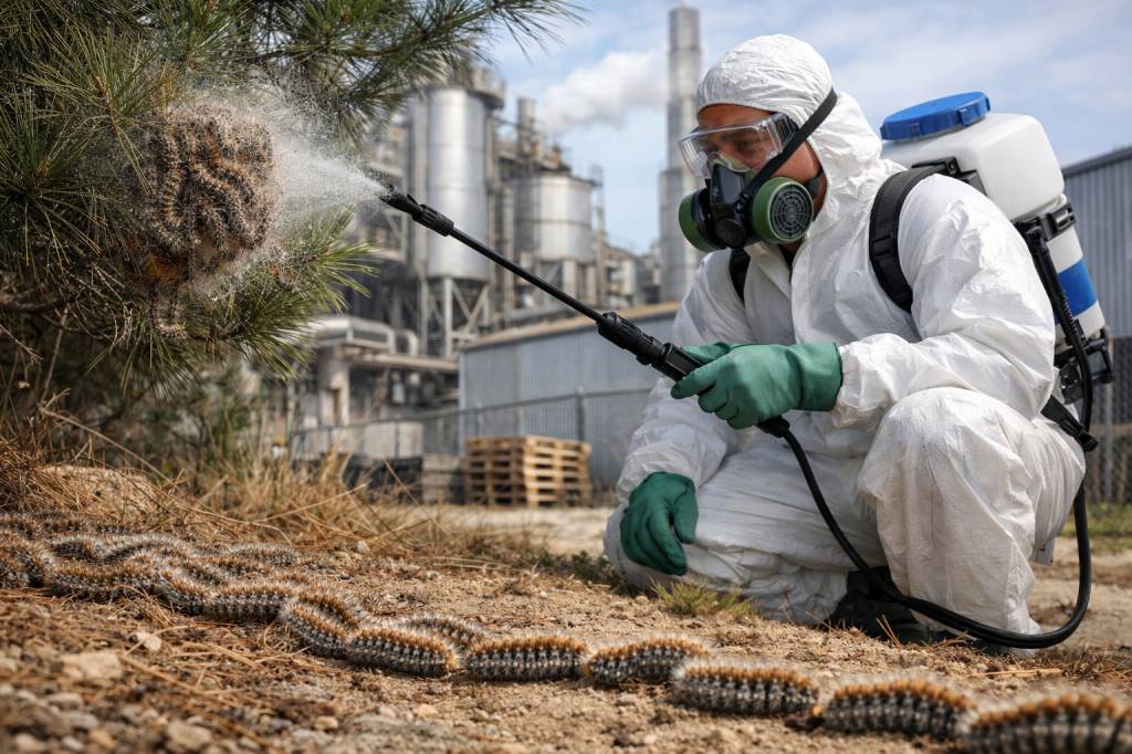 Chenilles processionnaires Saint-Fons : entreprise de dératisation, spécialiste professionnel pour sites industriels