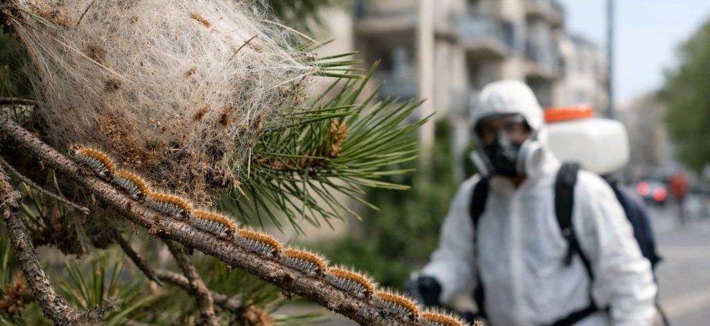 Chenilles processionnaires Villeurbanne : dératisation professionnelle, entreprise spécialiste des nuisibles en milieu urbain