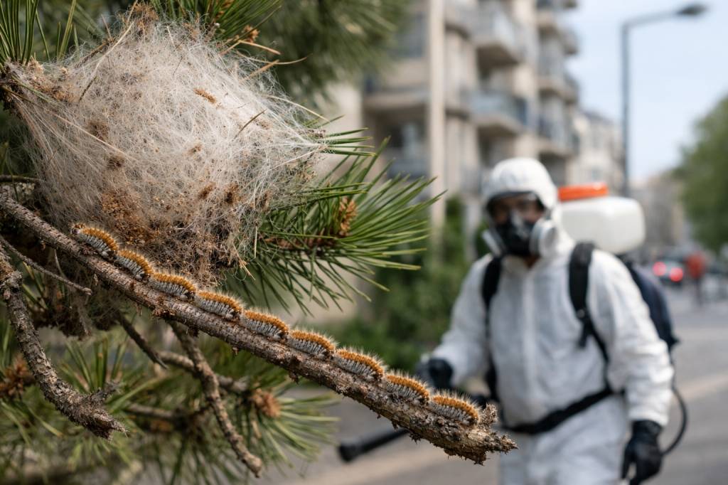 Chenilles processionnaires Villeurbanne : dératisation professionnelle, entreprise spécialiste des nuisibles en milieu urbain