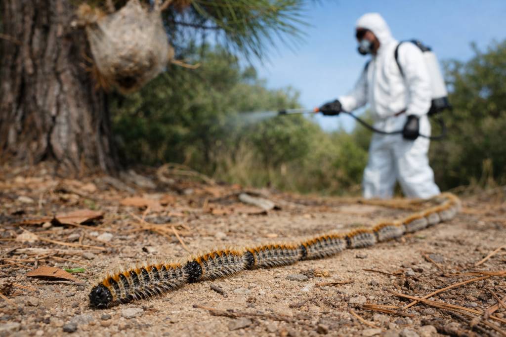 Chenilles processionnaires Caluire-et-Cuire : dératisation, intervention de spécialiste professionnel et protection de l’entreprise