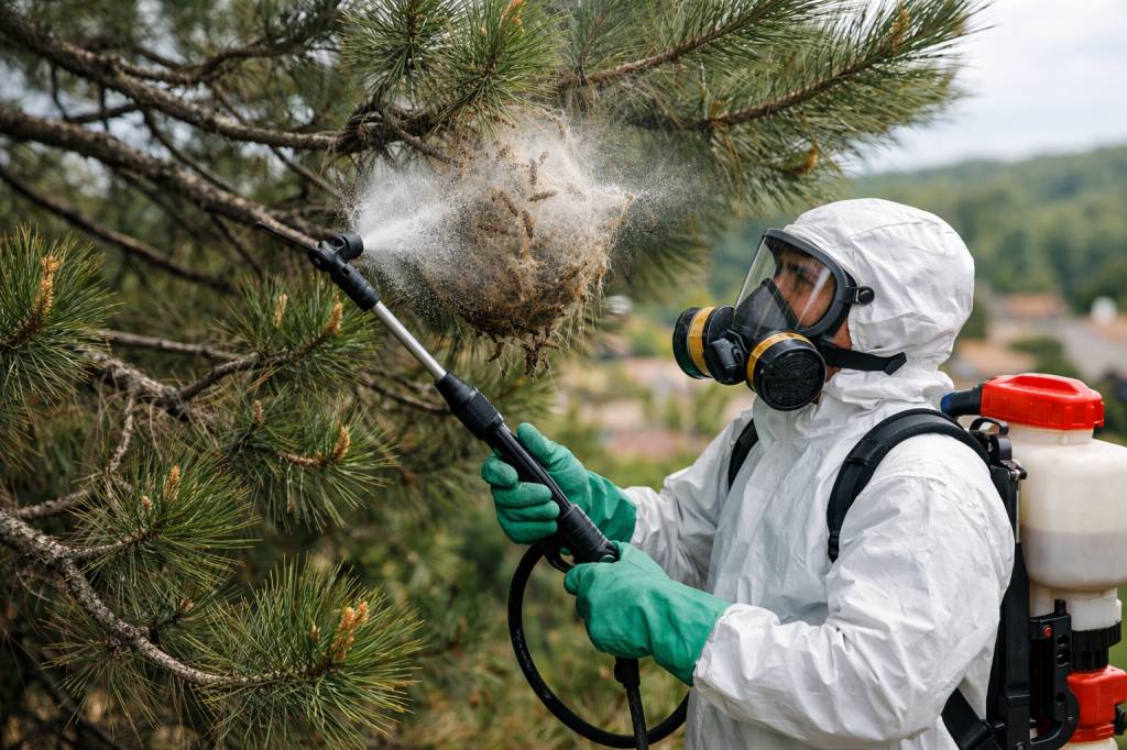 Chenilles processionnaires Collonges-au-Mont-d'Or : entreprise de dératisation et spécialiste professionnel pour particuliers