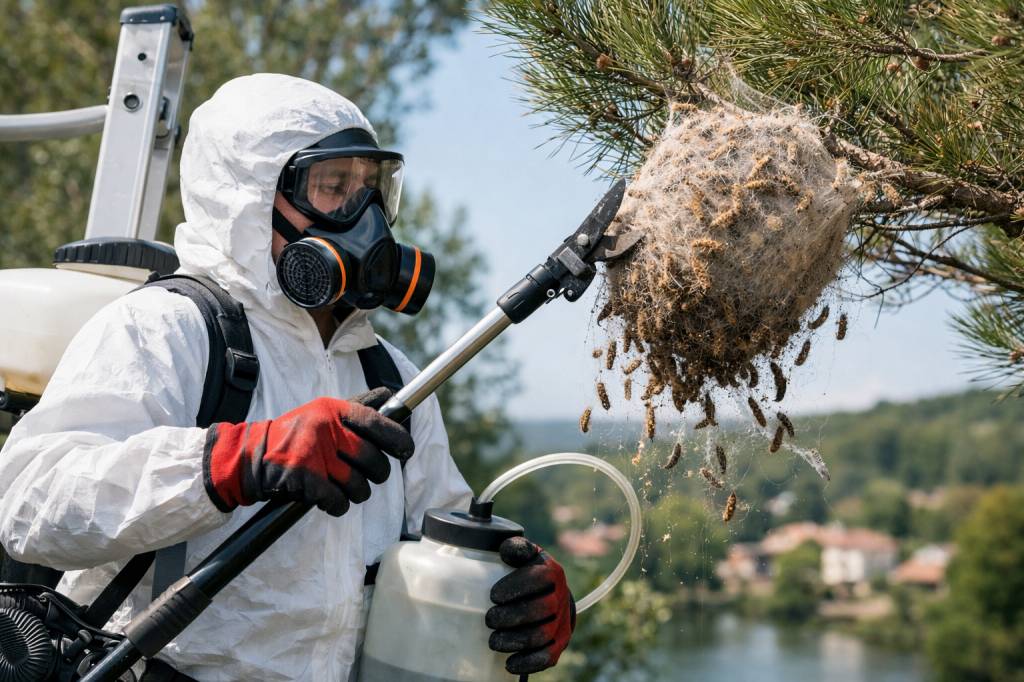 Chenilles processionnaires Albigny-sur-Saône : intervention de spécialiste professionnel et entreprise de dératisation