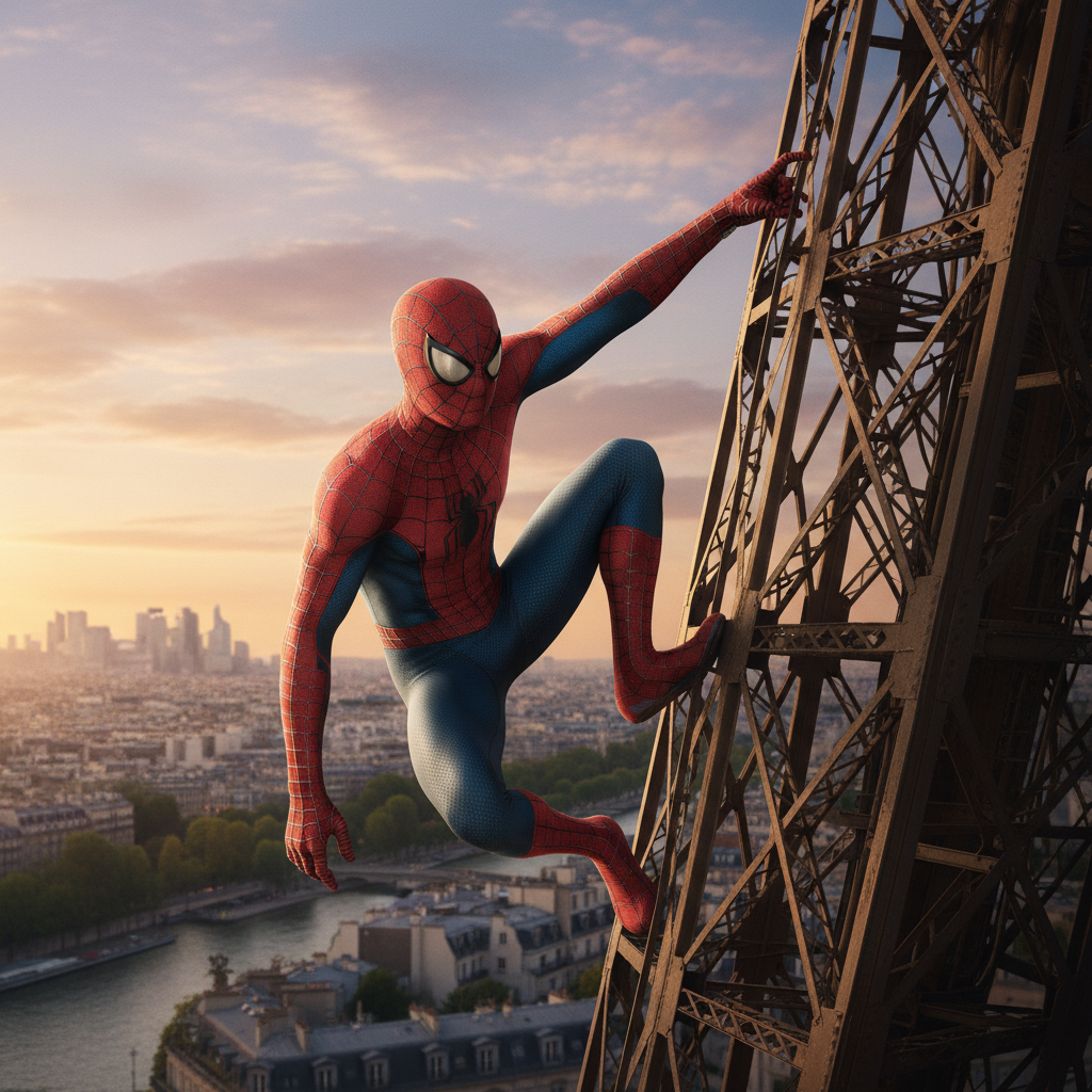 Image pour l'homme araignée de paris