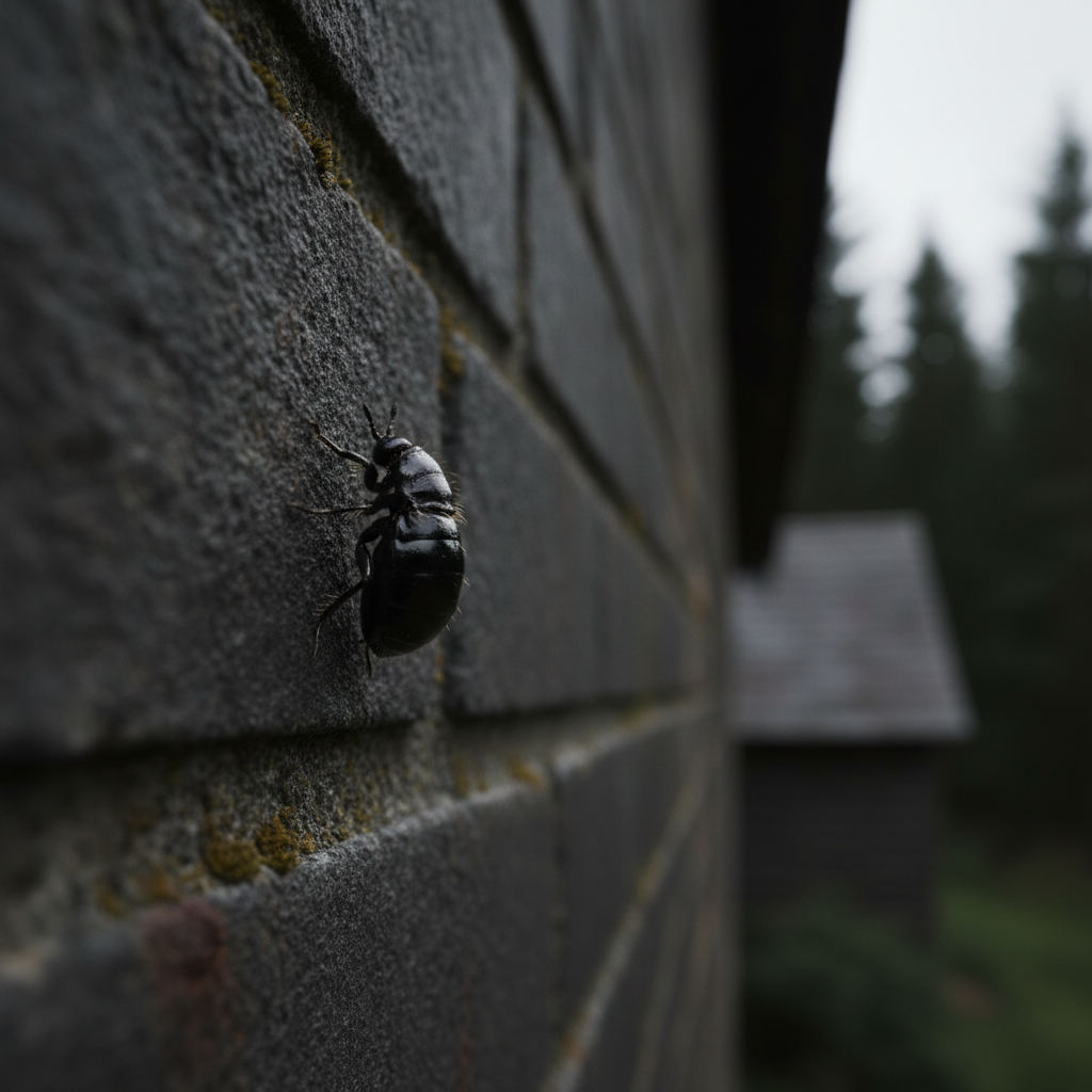 Image pour puce noir maison