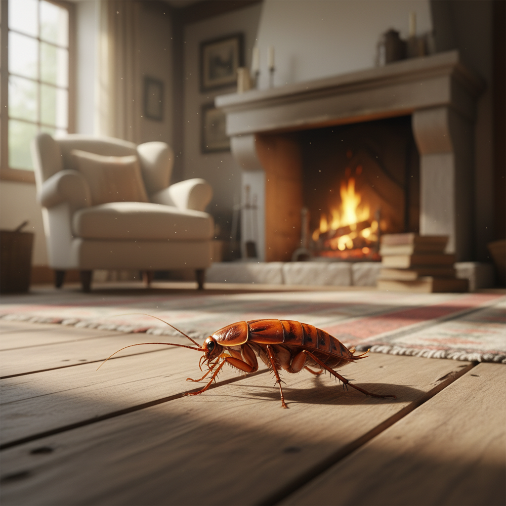 Image pour cafard orange maison