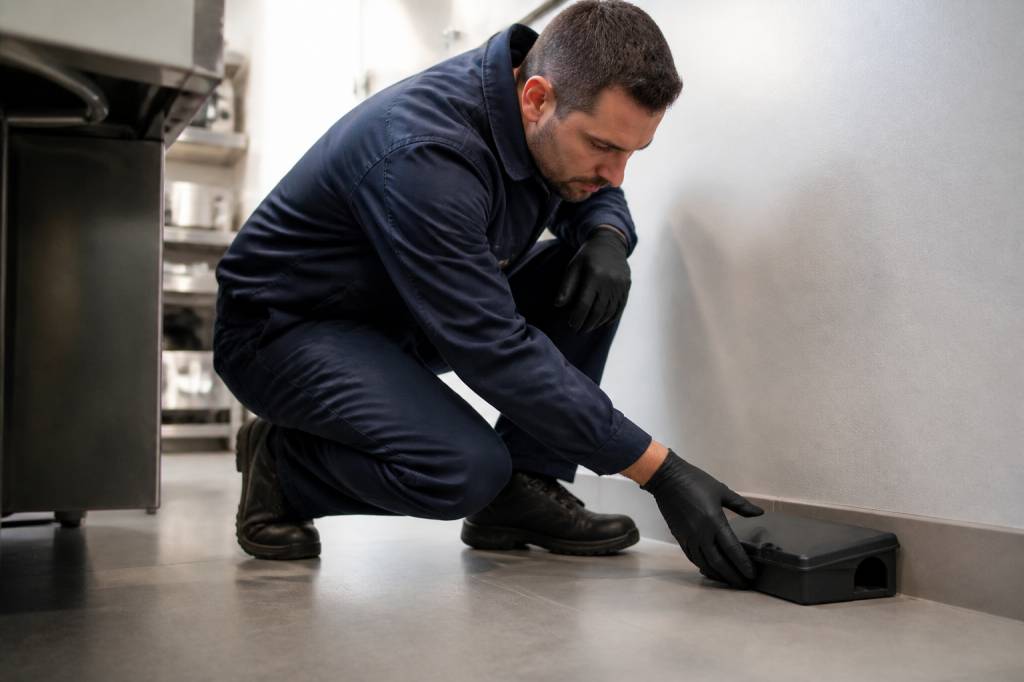 Plan d'appatage pour la dératisation des rats et souris par un dératiseur professionnel